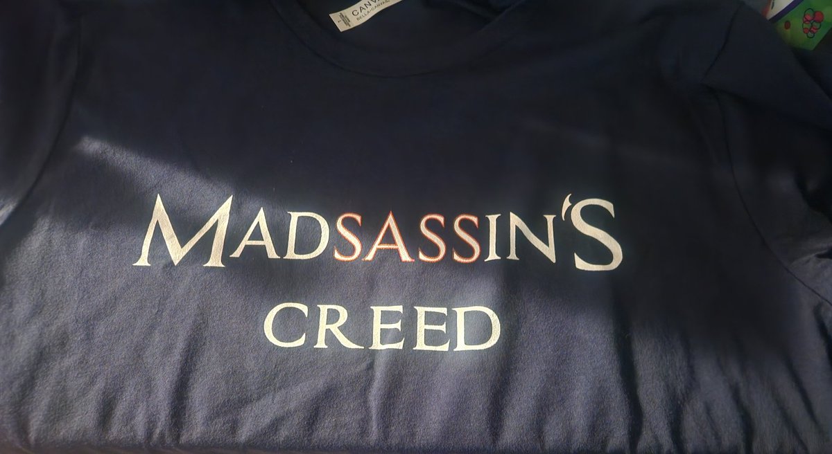 The merch I won from <a href="/MADkurious/">MADkurious Gamer</a> came in the mail today. Love it! I can't wait to wear it in my next AC stream 🥰