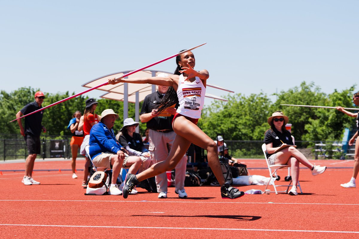 Closing the heptathlon with an all-time best. 

Kiersten Fisher totals 5,065 over the seven events to take 10th at Big 12 Championships. Kiersten improves her standing at No. 7 in program history.

#CycloneSZN
