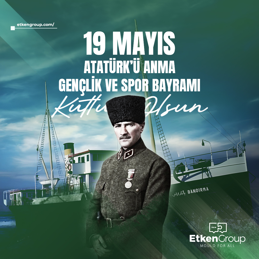etkengroup's tweet photo. 19 Mayıs Atatürk'ü Anma Gençlik ve Spor Bayramı kutlu olsun.

#EtkenGroup #19Mayıs #Atatürk #GençlikveSporBayramı https://t.co/aDlHB9Stxz