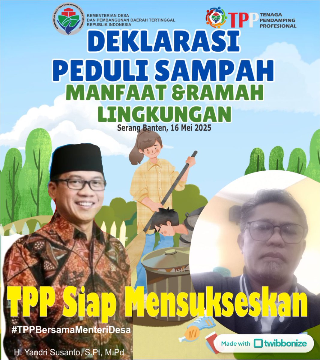 Marbot256's tweet photo. TPPBersamaMenteriDesa

Deklarasi gerakan desa peduli sampah

#TPPBersamaMenteriDesa

@prabowo
@YandriSusanto27
@ArizaPatria
@taufikmadjid71
@kemendespdt
@bpsdmkemendesa https://t.co/QOCExg0YVU