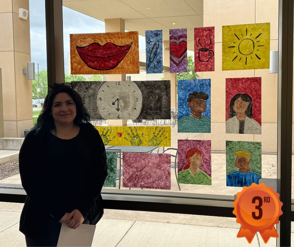 Congratulations to our inaugural window painting contest winners! In line with this year's value of focus, JOY, care team members were given a prompt to paint "Joy at work".