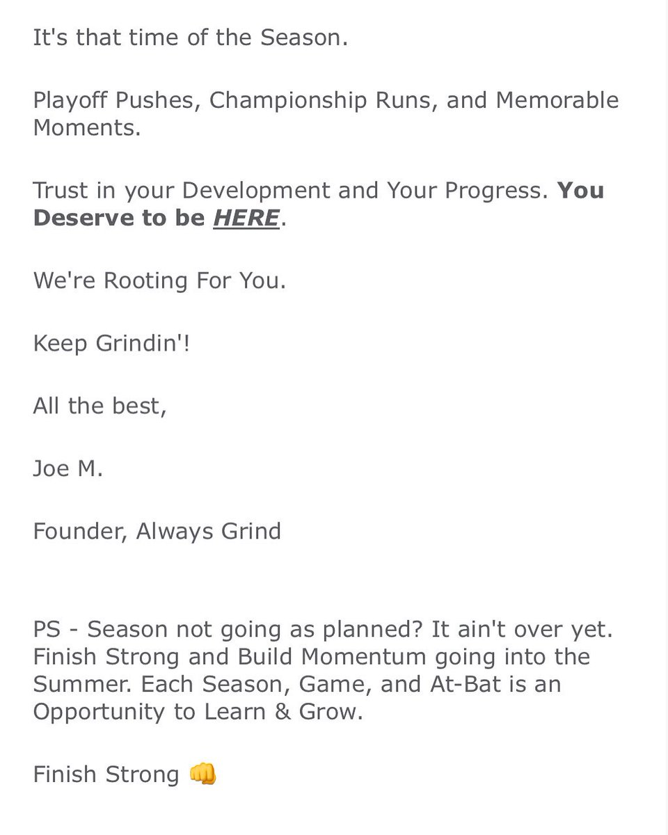 Finish Strong 💪 

Keep Grindin’ #TeamAG 👊