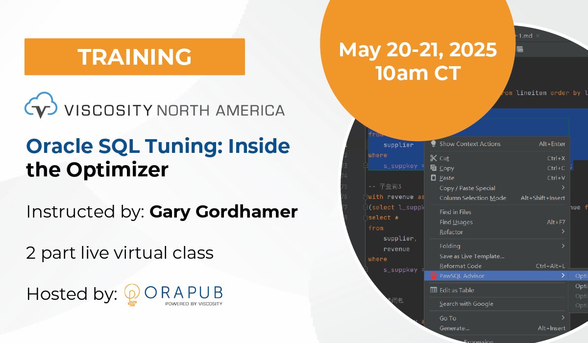 OraPub powered by Viscosity tweet media