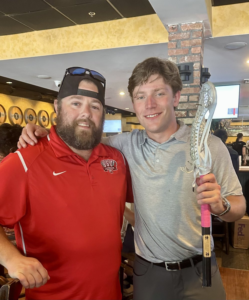 Congrats to senior FOS/M Devin Sorin for finally receiving the first annual Devin Sorin award! Given to the player who breaks the most shafts in a single season (6 shafts in 14 games)