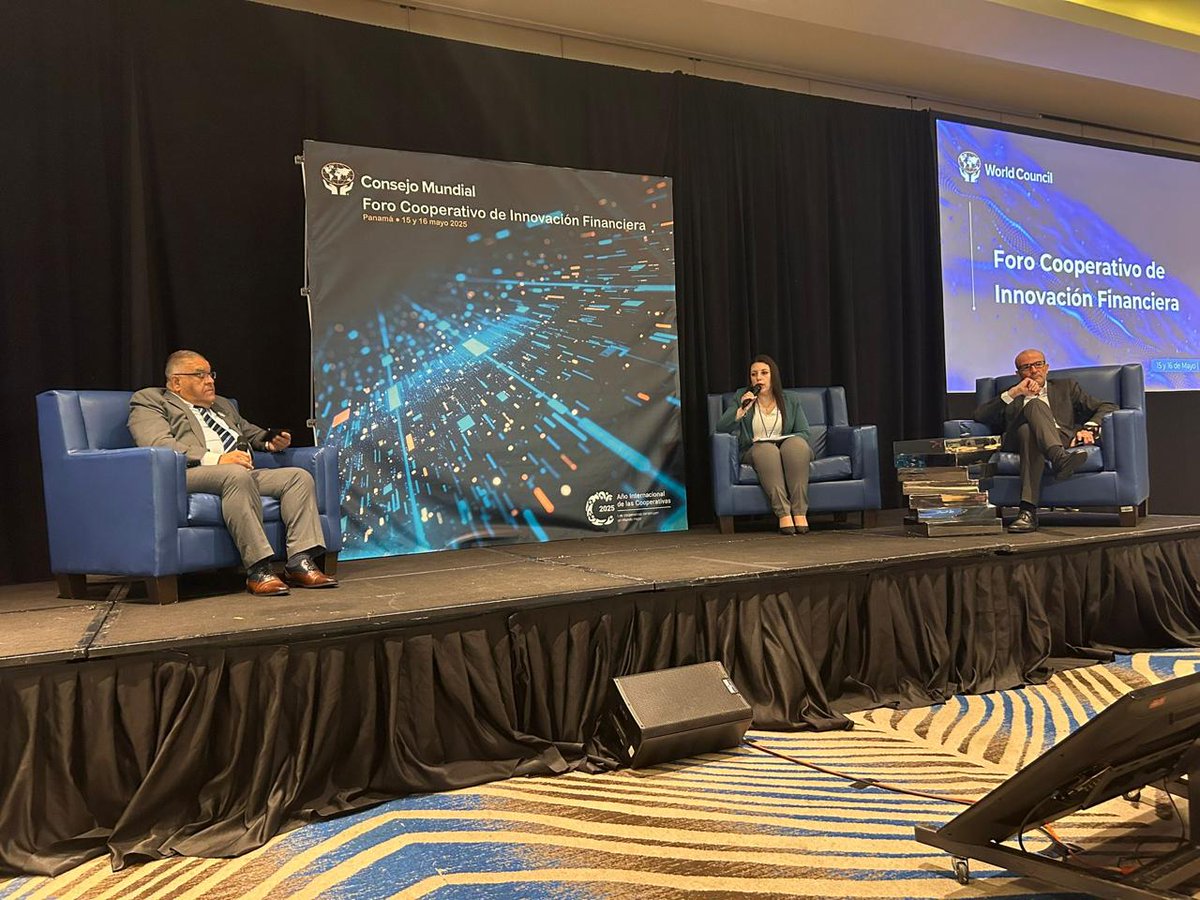 SEPS_Ec's tweet photo. 📌 La Superintendente, Christina Murillo, fue invitada como ponente en el Foro Cooperativo de Innovación Financiera, en Panamá, organizado por @WOCCU. El evento reunió a referentes del sector para reflexionar sobre los desafíos y oportunidades de las cooperativas en la región. https://t.co/BWuL5WzIlb
