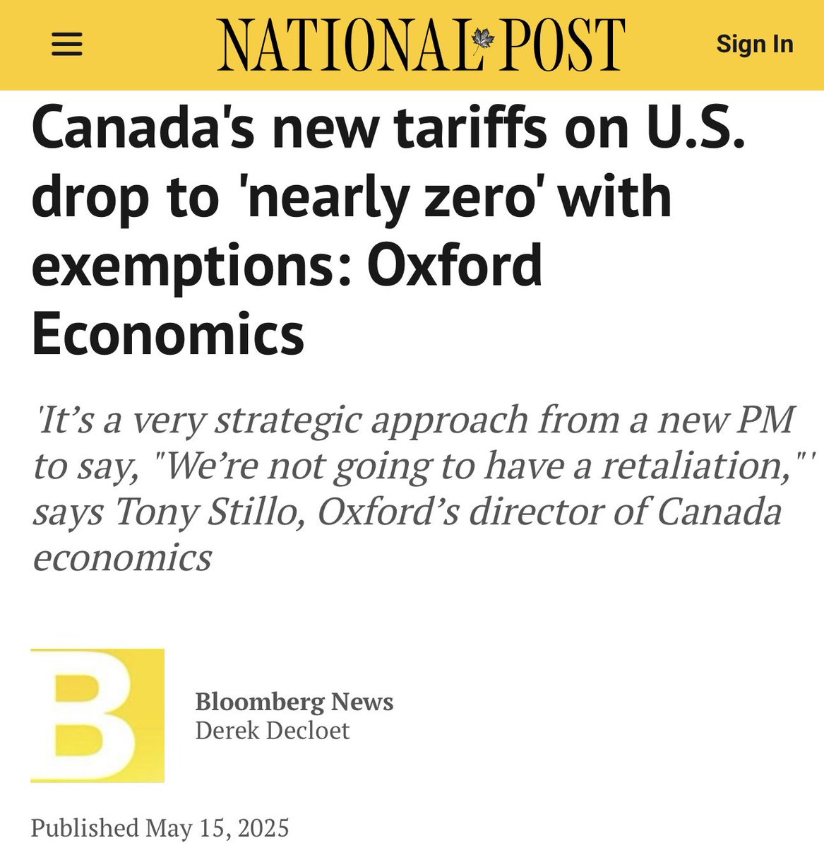 Why did PM Carney quietly remove tariffs during the election? It’s the opposite of what he said:

“We are fighting back with tariffs of our own that are causing maximum damage in the US”

No economic plan or leadership.

Conservatives will fight for transparency &amp; defend Canada.