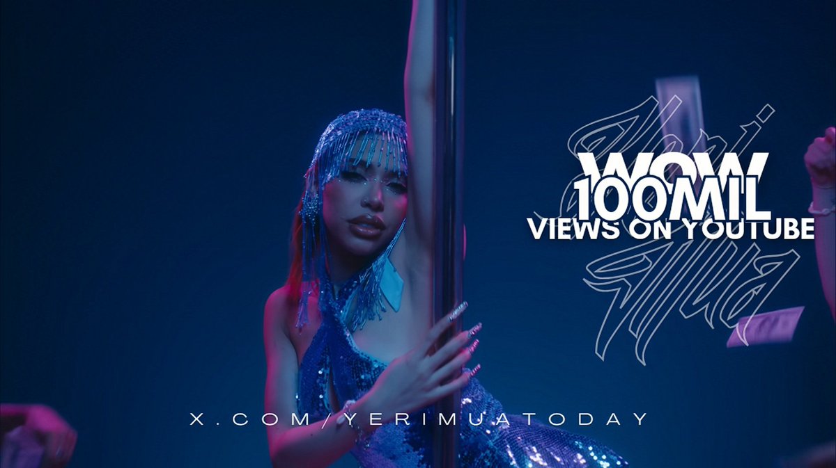 YeriMuaToday's tweet photo. El visualizer oficial de "Wow" de @YeriMua  ha superado las 100 MIL visualizaciones en Youtube.

— Es el sexto visualizer de "De Chava" en lograrlo. https://t.co/VsJG0mMsip