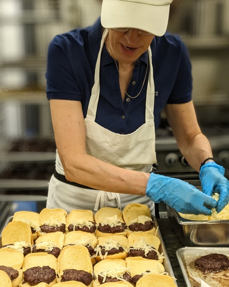 TheStopCFC's tweet image. Nothing says summer like burgers and fries, and this week, our kitchen pulled out all the stops for the 1884 Drop-in lunch! 🍔🍟☀️ Word spread fast (maybe it was the pickles 👀) and it’s safe to say… it was kind of a big dill. Wishing everyone a great weekend! #AlmostSummer