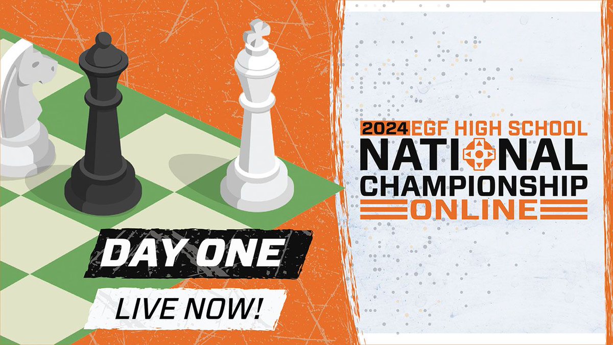 Even more games are on the way! Tune in live to watch all the matches from Day 1 of the 2025 EGFH #Chess National Championships at twitch.tv/EGFhighschool!