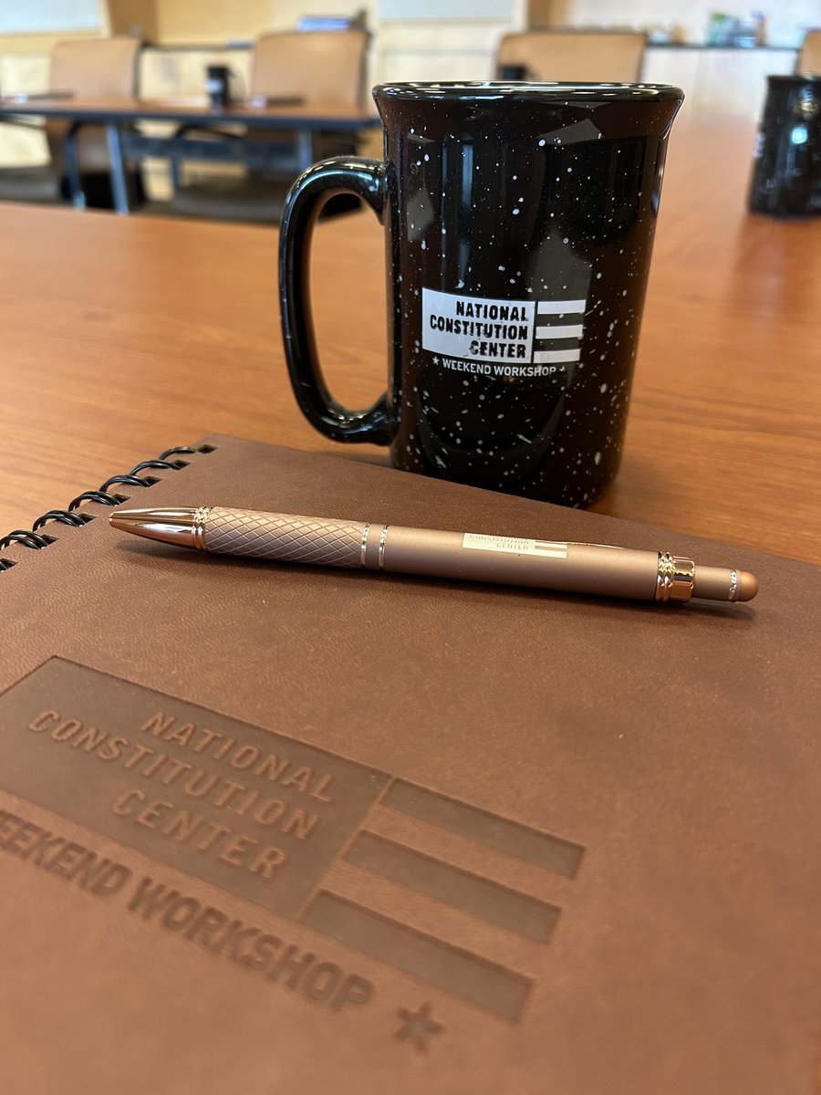 Kicking off our final Weekend Workshop of the spring by taking a look at some modern Supreme Court cases! Excited for a weekend of professional learning with teachers from across the country! #NCCed 📚📝