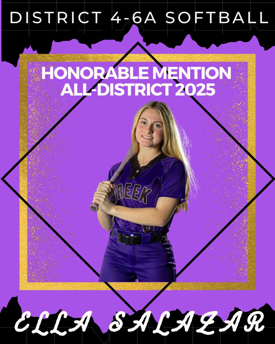 TimberCreekSB's tweet image. Congratulations to SR Holly Mahan,
SR Katelyn Pegram, and SO Ella Salazar on District 4-6A Honorable Mention!
#TCOD