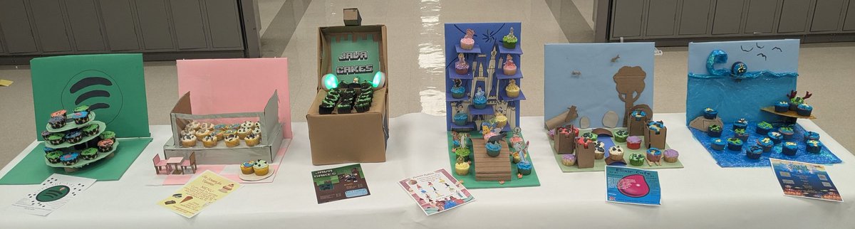 Our Cupcake Wars presentations, which were all created between Art and FACS students collaborating, happened today so stayed tuned for the winners! <a href="/D13Warriors/">Westfield School</a> #ilbsd13