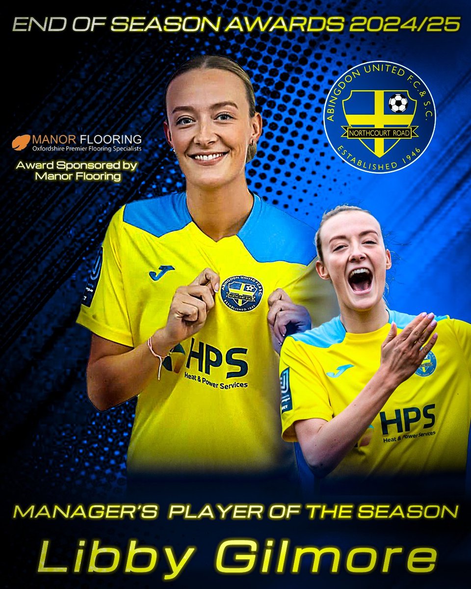 🏆 𝙈𝘼𝙉𝘼𝙂𝙀𝙍'𝙎 𝙋𝙇𝘼𝙔𝙀𝙍 𝙊𝙁 𝙏𝙃𝙀 𝙎𝙀𝘼𝙎𝙊𝙉 | 𝙇𝙄𝘽𝘽𝙔 𝙂𝙄𝙇𝙈𝙊𝙍𝙀

🤝 Award sponsored by <a href="/Manorflooring/">Manor Flooring</a>

#WeAreAbingdon | #WeStayUnited