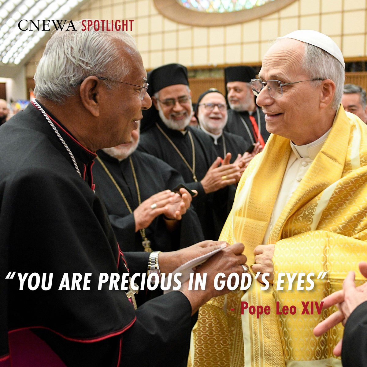 CNEWA Spotlight: At the Jubilee of the Eastern Churches, Pope Leo XIV called for peace, unity &amp; the preservation of Eastern Catholic traditions. These communities, from war-torn regions to the diaspora, are a beacon of hope. 🕊️

Read more: ow.ly/gmB650VU9g2
