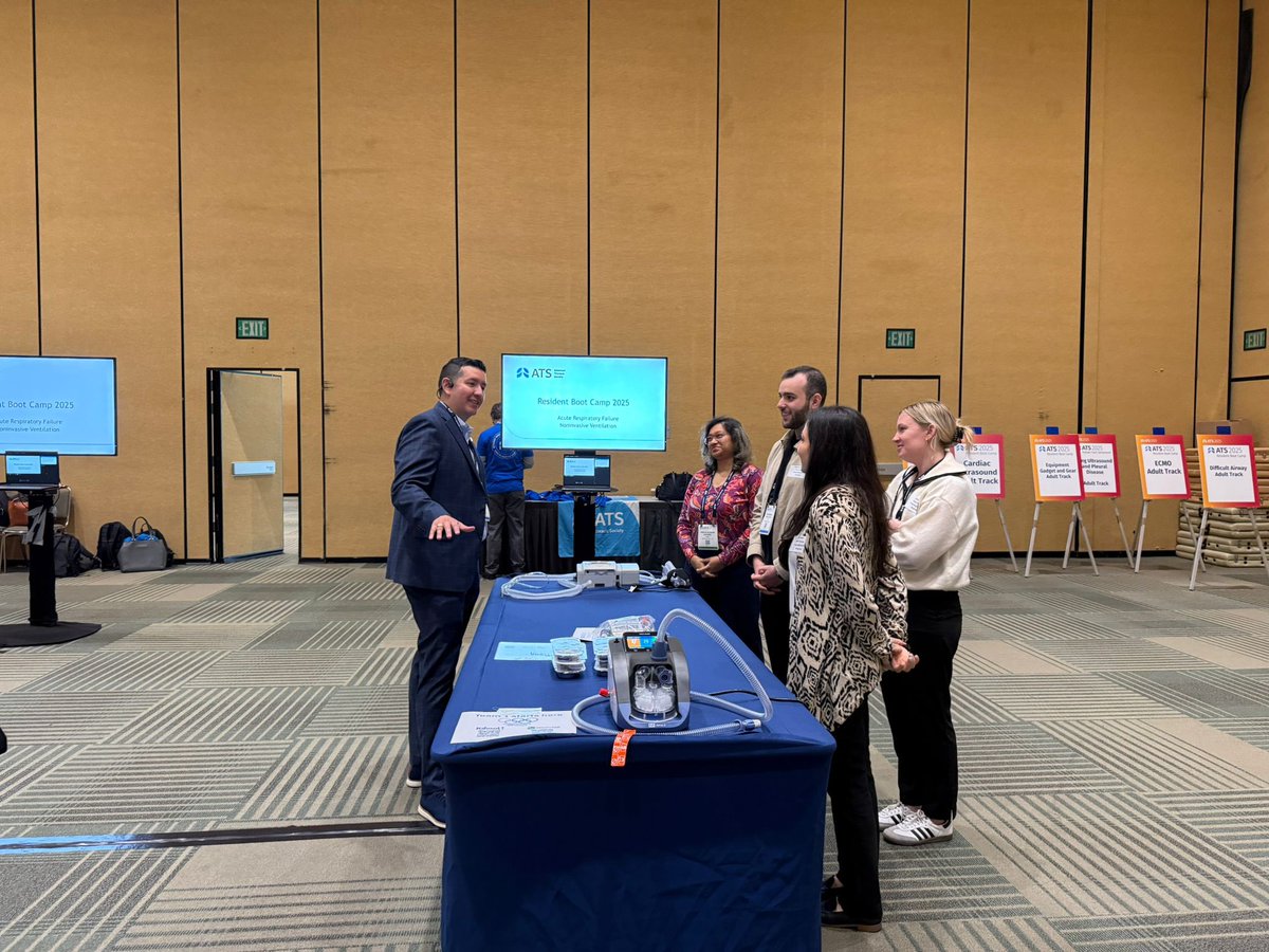 Rodolfo Alpizar (@rodolfo_alpizar) on Twitter photo Kicking off <a href="/atscommunity/">American Thoracic Society (ATS)</a> meeting with the fellows boot camp. Great experience to meet fellows from all around the country. #ATS2025 Kicking off <a href="/atscommunity/">American Thoracic Society (ATS)</a> meeting with the fellows boot camp. Great experience to meet fellows from all around the country. #ATS2025