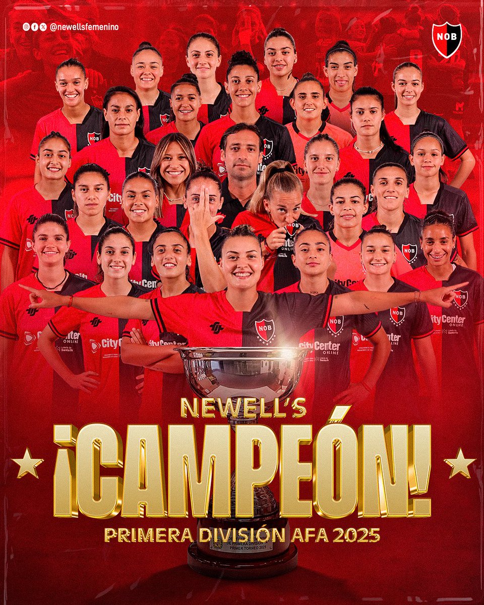NewellsFem's tweet image. SOMOSSSSS CAAAAMPEONES DEL FÚTBOL ARGENTINOOOO ❤️🖤

⭐️SOMOS LAS MÁS GRANDES DEL INTERIOR⭐️