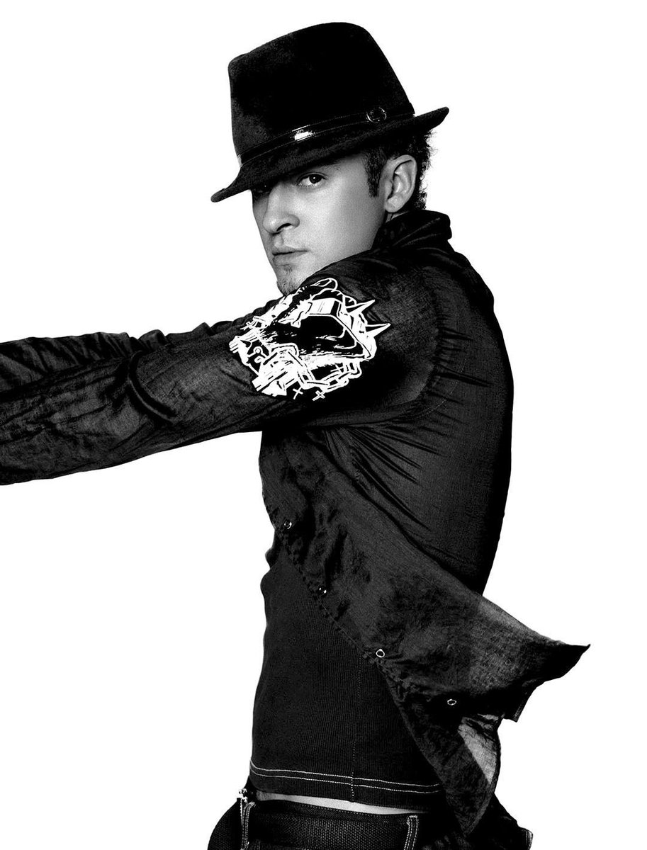 Justin Timberlake for his first solo album: Justified (2002)
