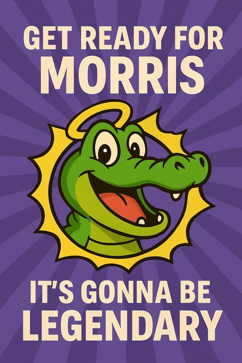 NSchadron's tweet photo. @joeynfa Sometimes it only takes one bold move. Grabbing a small bag of MORRIS before it bonds on https://t.co/Ul1q8Z8mmF could be the life-changing play you’ll laugh about forever. Legends don’t wait—they get ready. https://t.co/R8aMXgsNCn