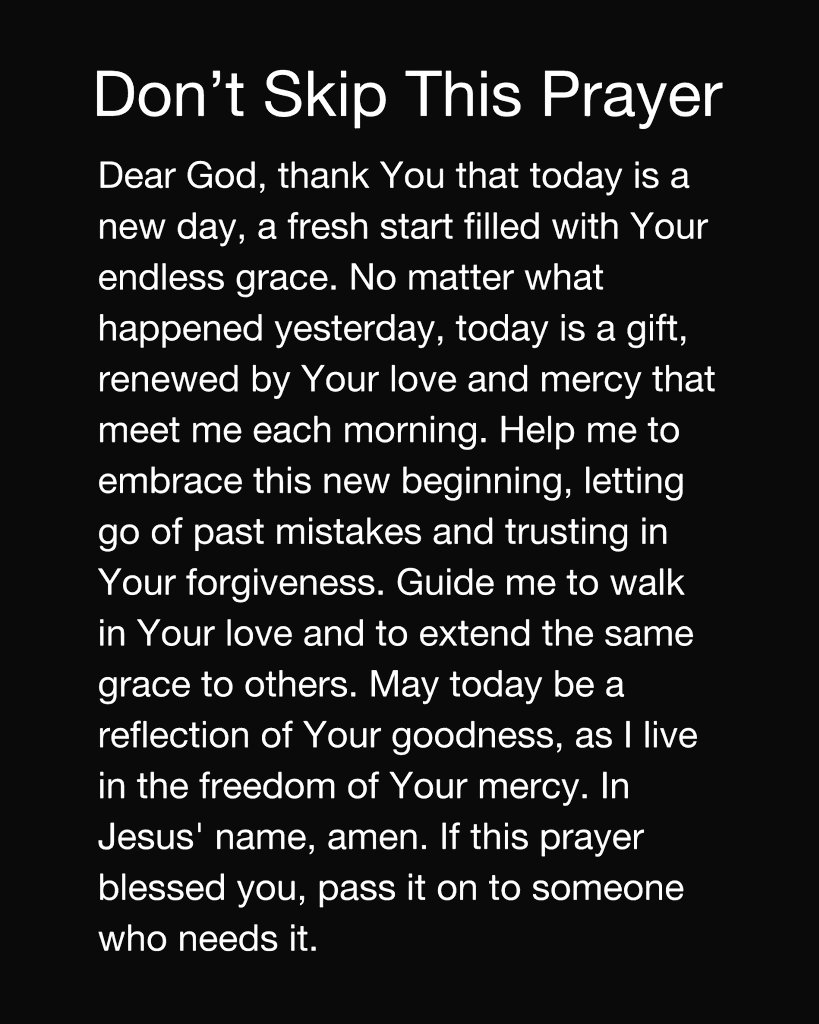 Don't Skip This Prayer 🙏