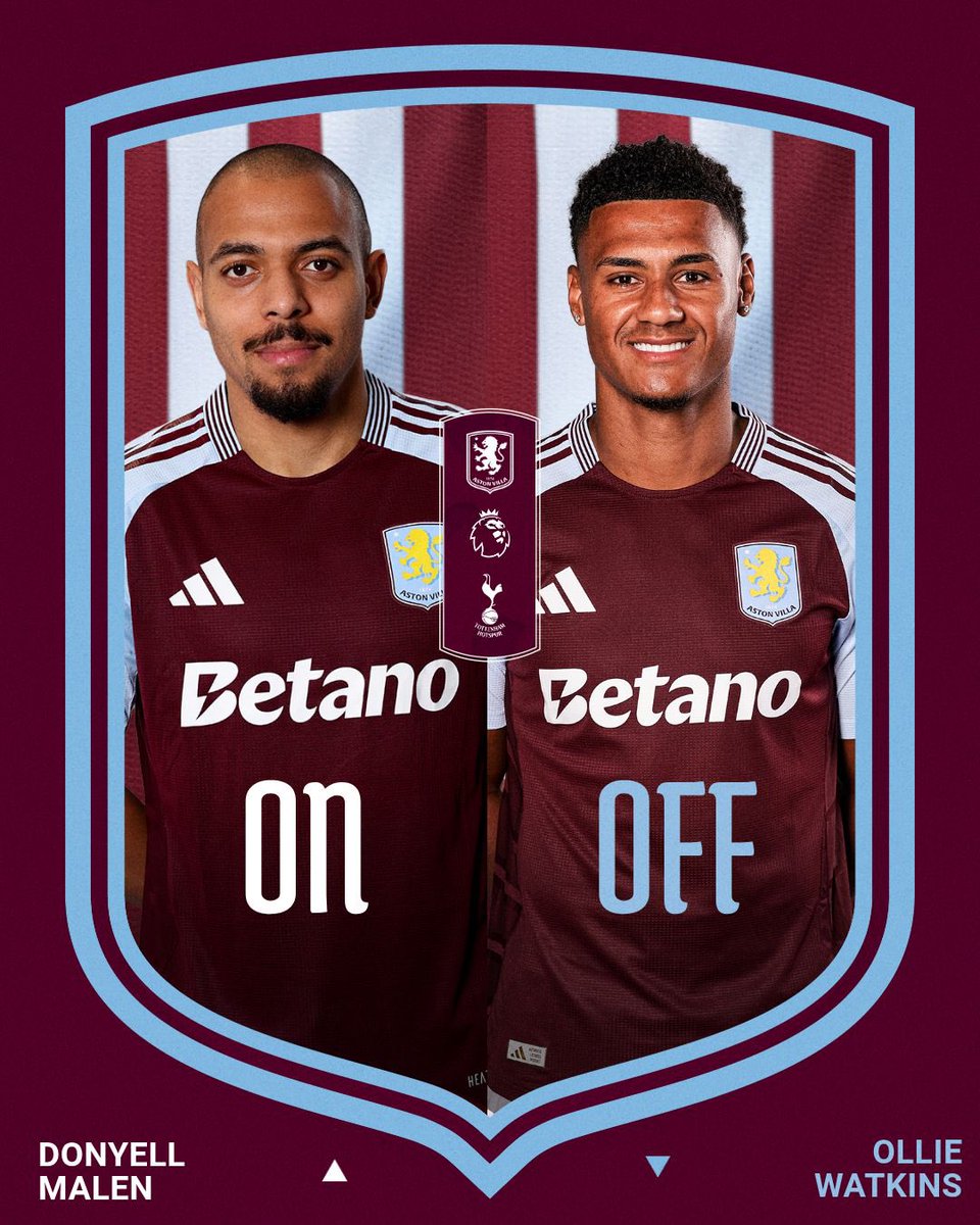 86’ Watkins cède sa place à Malen 🔄