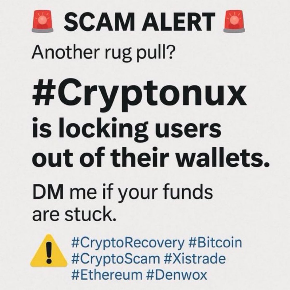 Justrecovery9's tweet photo. Warning: #Coinflux is a scam! They’re blocking withdrawals and freezing investor funds. If you’ve been affected, contact me now for recovery support.
 #CryptoRecovery #Scam #crpobase #Exantb #Finoryxa #Globaldex #metaex #doldex #nmuuio0li #omegapro #Solana #CoinCRED #USDTRecovery https://t.co/372nPpKJo7