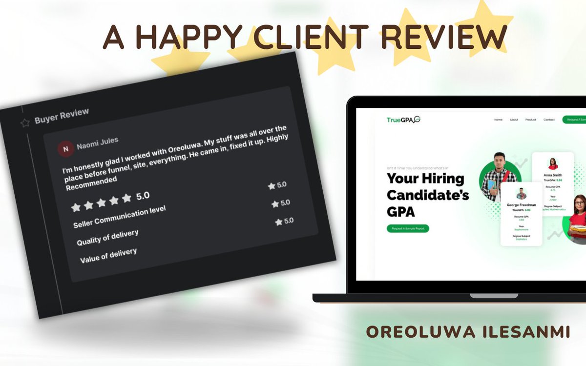 Another happy client!