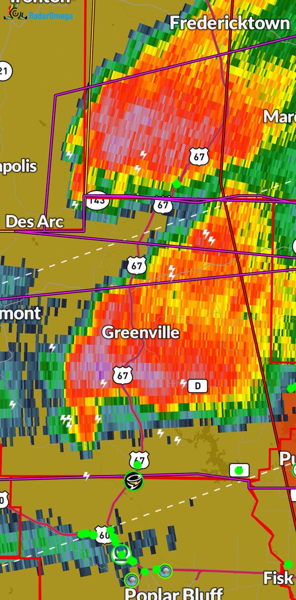 Bcmfbmfg's tweet photo. @Missouri Tornado warning for Bollinger County Missouri! Take shelter immediately! https://t.co/o8JIa1JvO9