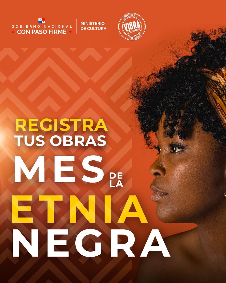 MiCulturaPma's tweet image. ¡Registra tus obras y deja huella en la historia! 🤝✨
En el Mes de la Etnia Negra, reconocemos los valiosos aportes culturales que han dado forma a nuestra identidad como nación.