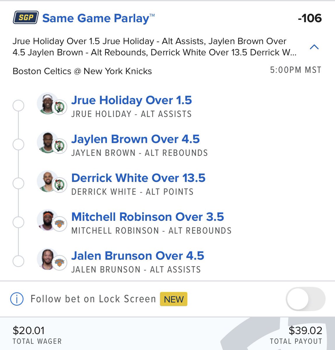 Thepropguy1's tweet photo. #ladderchallenge #NBAPlayoffs #nbabets https://t.co/VQdHKvH1pO