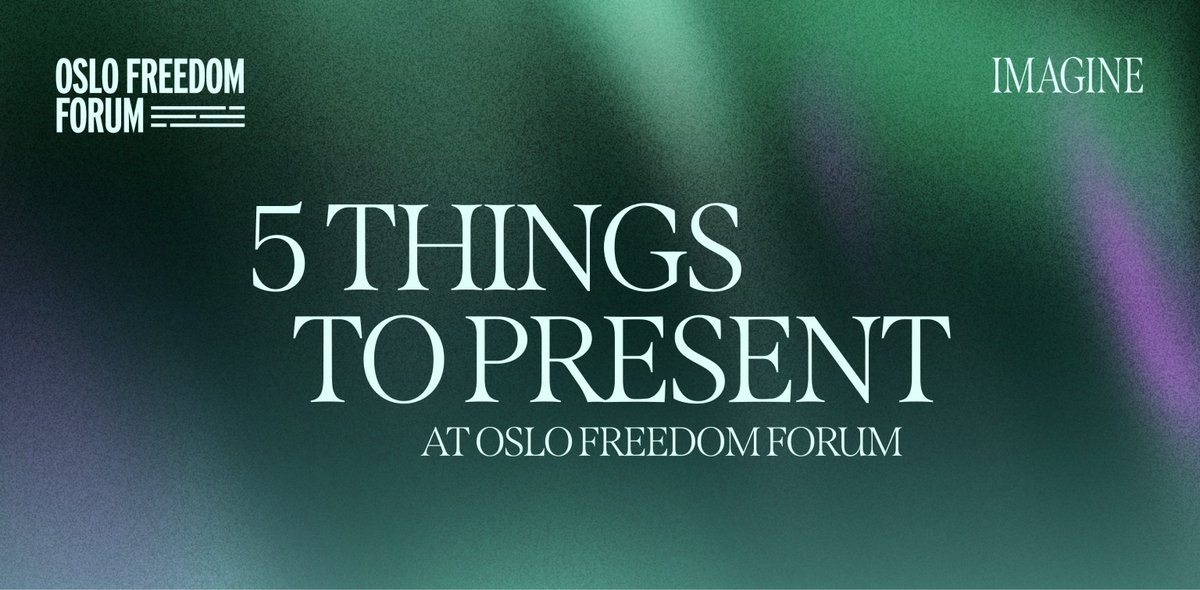 Counting down to the most powerful human rights event of the year? Here are five things you won’t want to miss at the 2025 #OsloFF: hrf.org/latest/5-speci…

👇 Drop what you’re looking forward to in the comments!