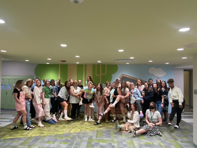 What in the world was going on at Jackson this week?! Jackson staff had a "secret spirit week! We dressed up by theme each day but kept the why secret from students. Here are a few highlights from 'anything but a cup', socks and sandals, and zoo animal days! So much joy!