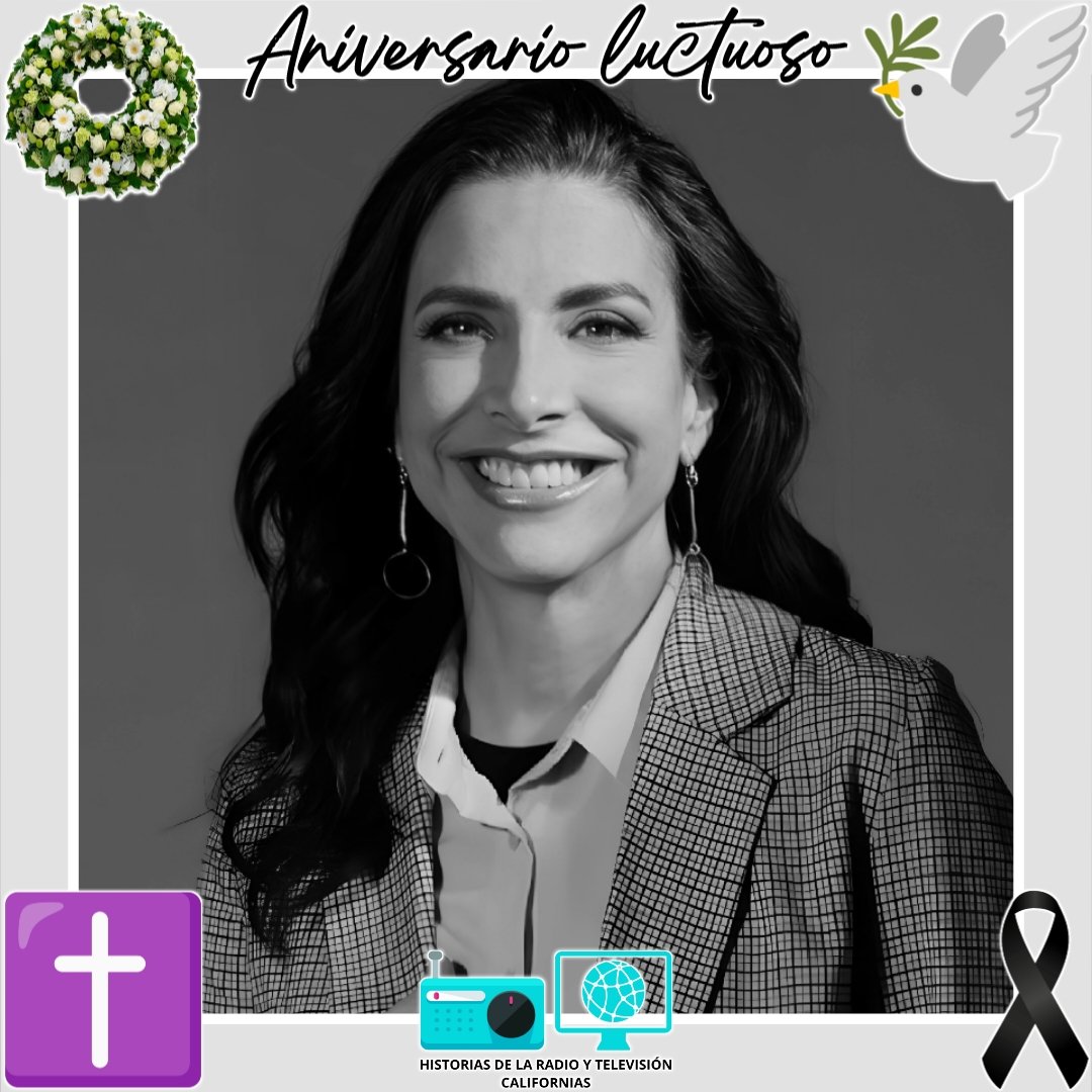 rtvicalifornias's tweet photo. 1er Aniversario luctuoso de Verónica Toussaint (1976-2024) ✝️🕊️, actriz, comediante, conductora de televisión mexicana del programa ¡Qué chulada! (2020-2024) en Imagen Televisión en Grupo Imagen https://t.co/upSMQxXKlC
