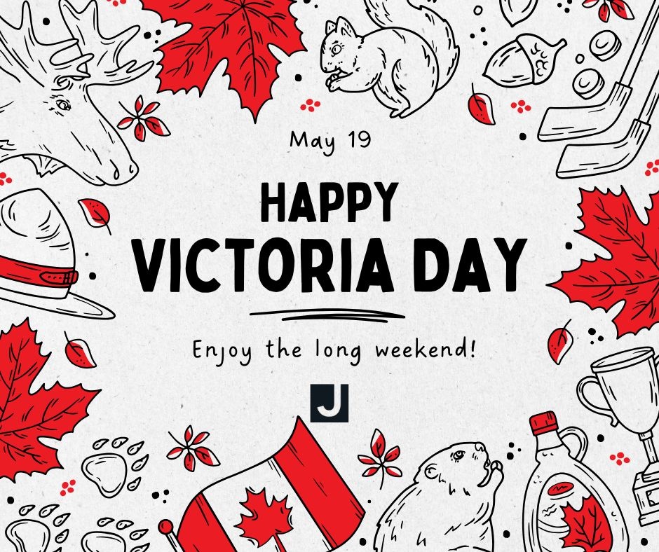 🎉🍁 Happy Victoria Day Weekend! 🍁🎉
Take time to recharge and celebrate with us at the J!

🕒 Victoria Day Hours – Monday, May 19
Open 10am – 5pm (Recreation only)

🏊‍♀️ Swim: 10am – 4pm
💃 Zumba with Nigel – 10:15am – 11:15am
👉 Book your spot here: l8r.it/fgKl