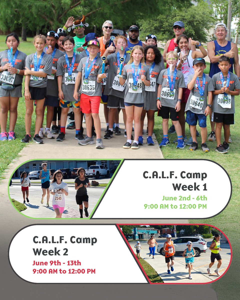 Have we got the camp for you! Join The Cowtown for running education and fun running activities at C.A.L.F. Kids Running Camp! Available for third through sixth graders, sessions are the first two weeks of June, Monday through Friday, from 9–noon.
raceroster.com/events/2025/10…