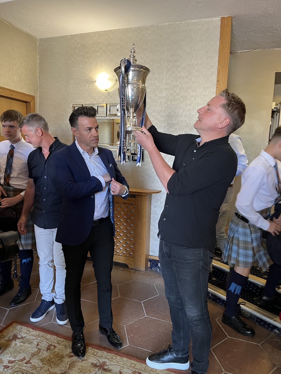 Fantastic afternoon out “Final Whistle Lunch” ⁦<a href="/The_Tman10/">Tam McManus</a>⁩ brilliant! £17.5k raised on the day 👏