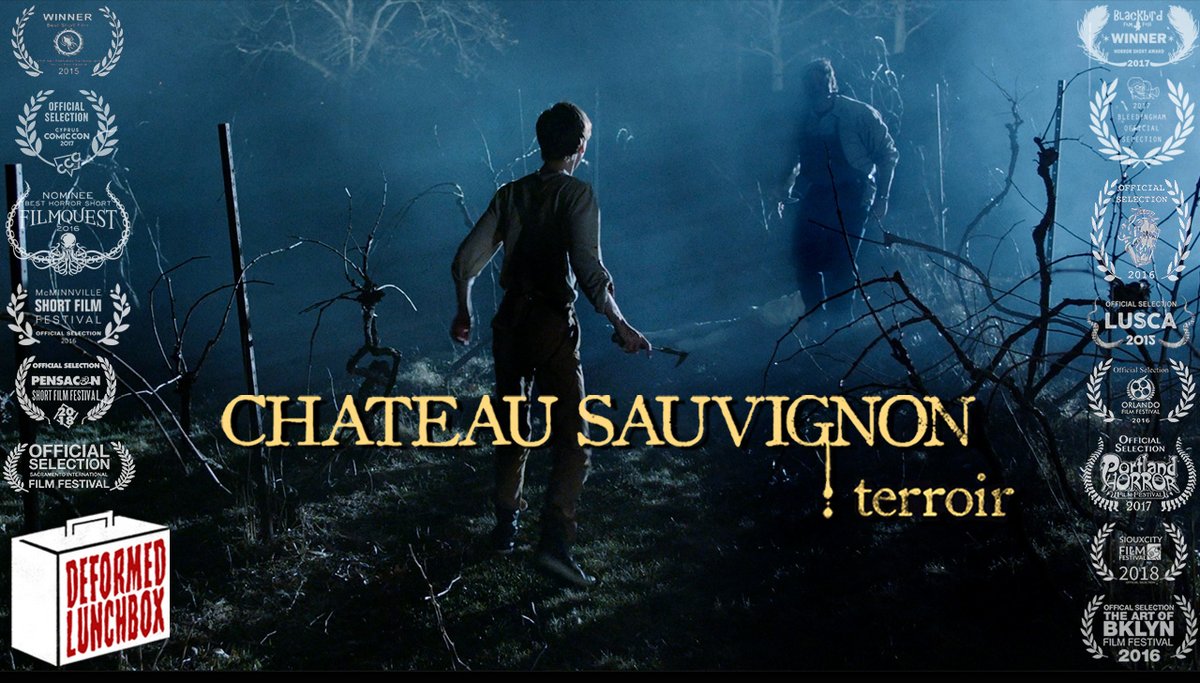PhillyUnnamed's tweet photo. PUFF alumni Chateau Sauvignon: terroir is now available for public viewing on the YouTube channel @deformedlunchbox. 

The coming-of-age slasher short made its Philadelphia debut in 2018 way back at PUFF3.

https://t.co/w6NbIzXU2r
#slasher #slashermovies  #shorthorrorfilm https://t.co/A2TX5ycbgt