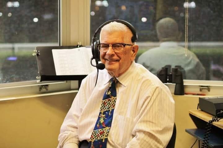 65 years ago yesterday  Roger Huston  called the first race of his career at a matinee at the Clinton County Fairgrounds in Wilmington Ohio.
He has now called over 184,000 races at 163 different tracks in his career.