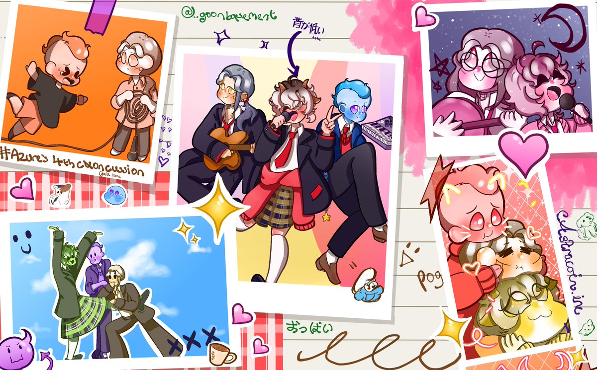 Very subtly manifesting a band ep (๑˃ᴗ˂)ﻭ <a href="/AnskiLeed/">Anski | VTuber | ✨ Vgen Comm Open ✨</a>  <a href="/AzureAdAstra/">AzureAdAstraVT</a>  <a href="/NeroIgnisArt/">Nero Ignis | Cyborg VTuber | ✨WAITLIST OPEN✨</a>