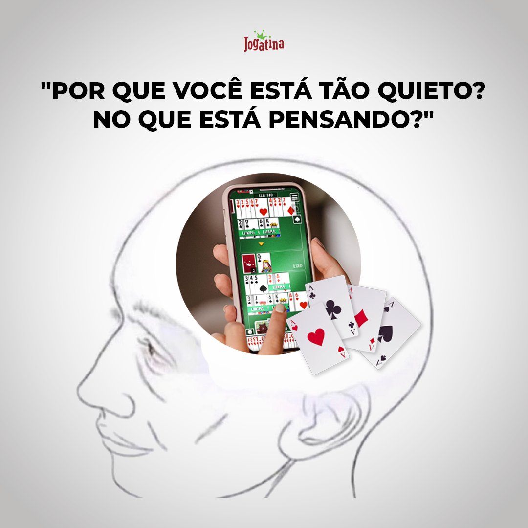 jogatinasite's tweet photo. “Pensando em boletos?” Que nada! 🤣
O único pensamento possível é jogatinar no fim de semana! 🧠🃏

👉 Marca a sua dupla inseparável do carteado e chama pra mais uma partida! 😎🔥

#Jogatina #BuracoJogatina #JogarComAmigos #Memes #sexta https://t.co/GicLqmUKQv