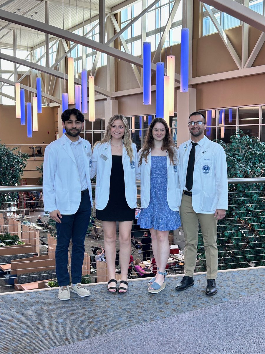 NEOMEDedu's tweet image. The next step in the educational career of our Pharm.D. students comes right at the end of their third year: the Pinning Ceremony.

These pins represent our students' readiness to enter the realm of patient care and #APPE rotations.