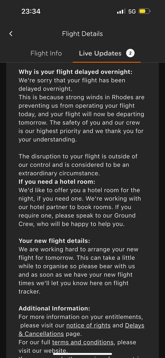 mandxx2000's tweet photo. @_JackMcLean @alyshamillie @easyJet Yeah we’re here waiting on same flight. Latest on easyJet app is that flight delayed overnight now and to speak to these mysterious ground staff if we you require a hotel room for the night. https://t.co/NZvnvr17Ut