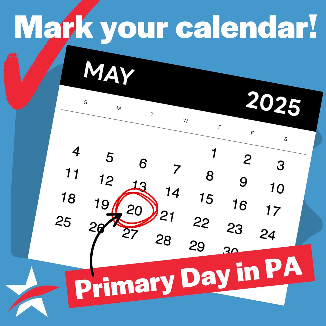 commoncausepa's tweet image. Attention PA Voters! Tuesday, May 20th is primary Election Day. Polls will be open from 7:00am-8:00pm. If you have not returned your mail-in ballot yet, we encourage you to return it in person prior to 8:00pm on Tuesday. Find a return site here: shorturl.at/UVZKn