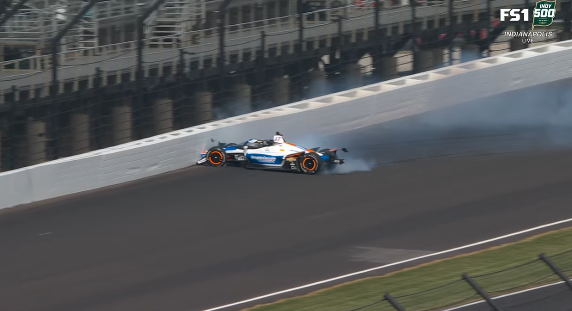 indy44's tweet image. Doesn't look too damaged #FastFriday #Indy500