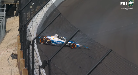 indy44's tweet image. Doesn't look too damaged #FastFriday #Indy500