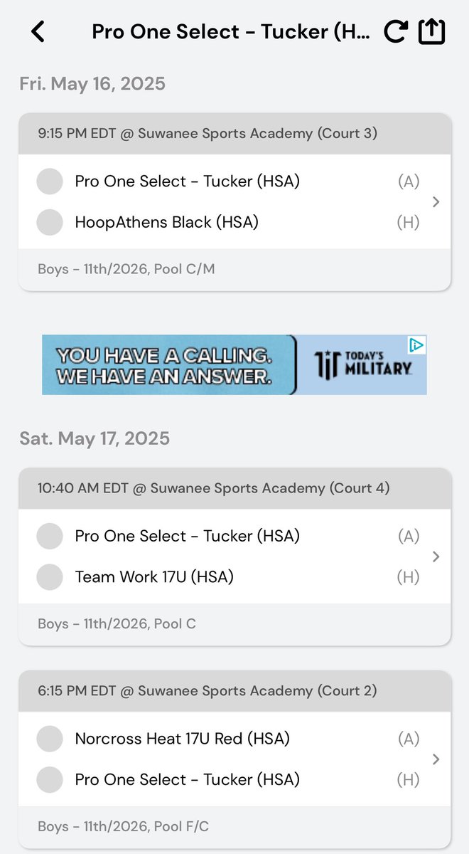 AndreaHallman's tweet image. Pro One Select 17U Tucker is playing at Hoopseen Atlanta Jam this weekend.  This team is full of potential and fun to watch.  @zac_hallman