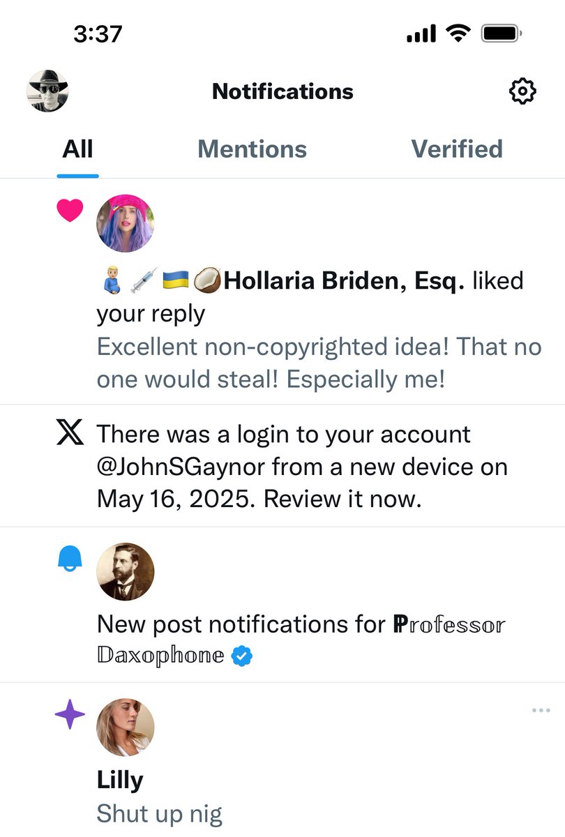 It’s been awhile since I scrolled X. I bet things are pretty chil…

GODDAMNIT LILLY!