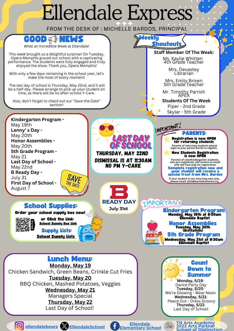 Ellendale Elementary School tweet media