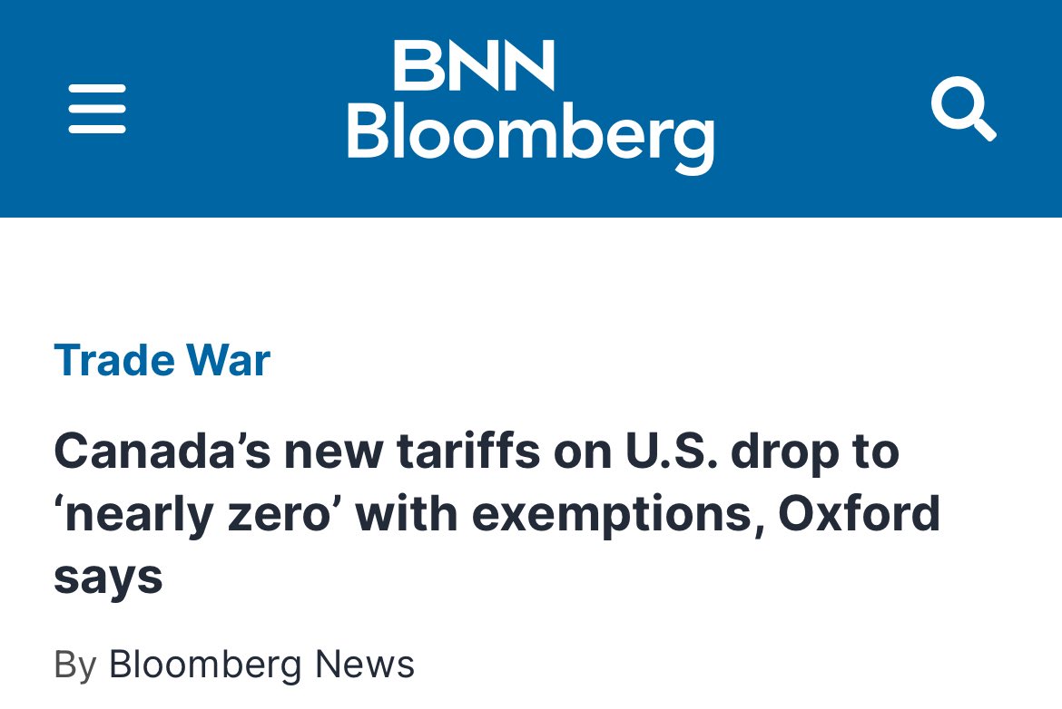 🚨 This is serious.

Can the government confirm that what Bloomberg is reporting is false?

Because if it’s true, it wasn’t elbows up in the air—it was legs up in the air—as Canadians got screwed into believing something that was never real.

More than 40% of the country duped?