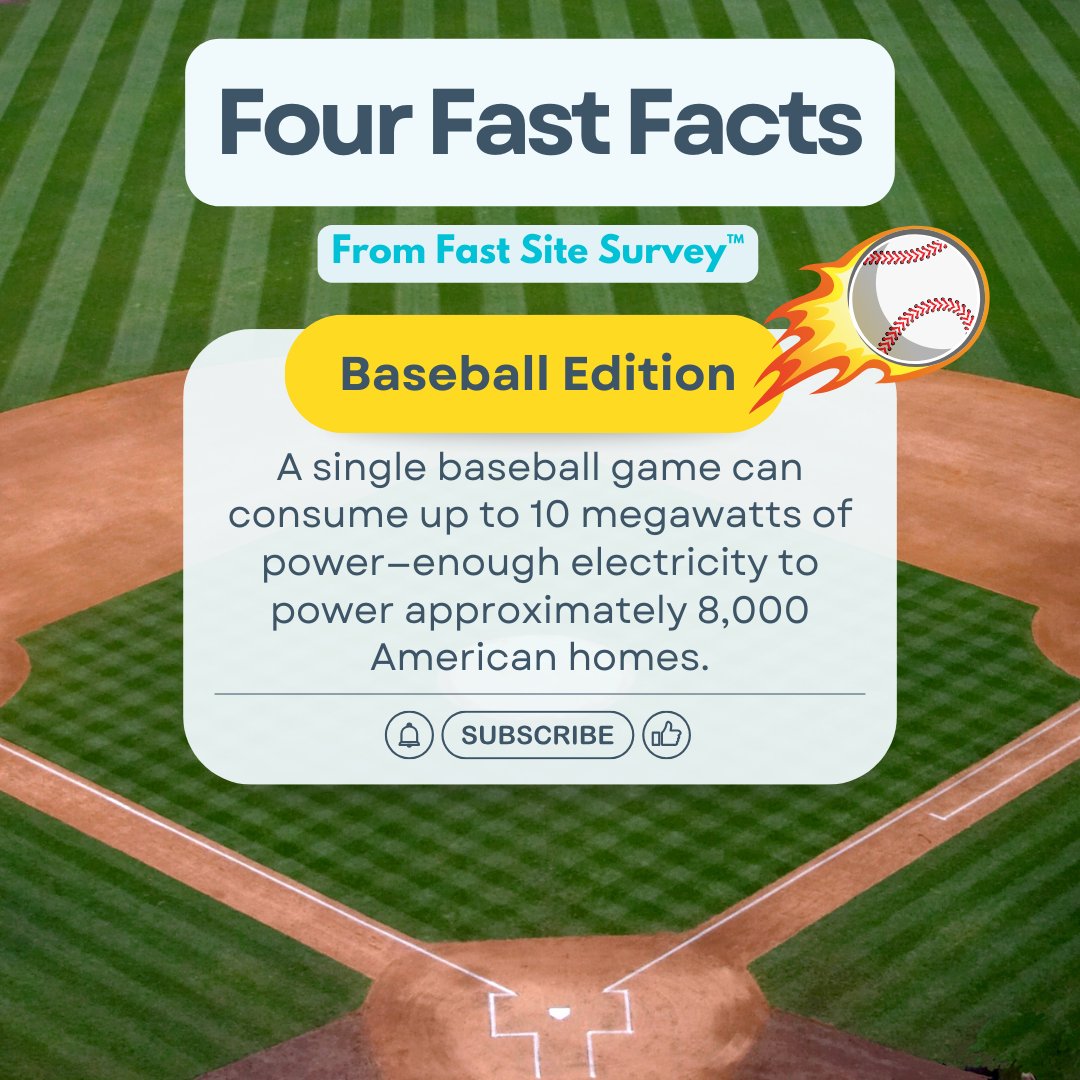 EmpowerEquity's tweet image. A single baseball game can consume up to 10 megawatts of power.🔌 

⚾ This quick energy fact is just the start, check out the other 3 in our latest lineup – subscribe to EMPEQ’s newsletter to stay in the game: empeq.co/newsletter-sig…

#EMPEQ #FourFastFacts #Baseball