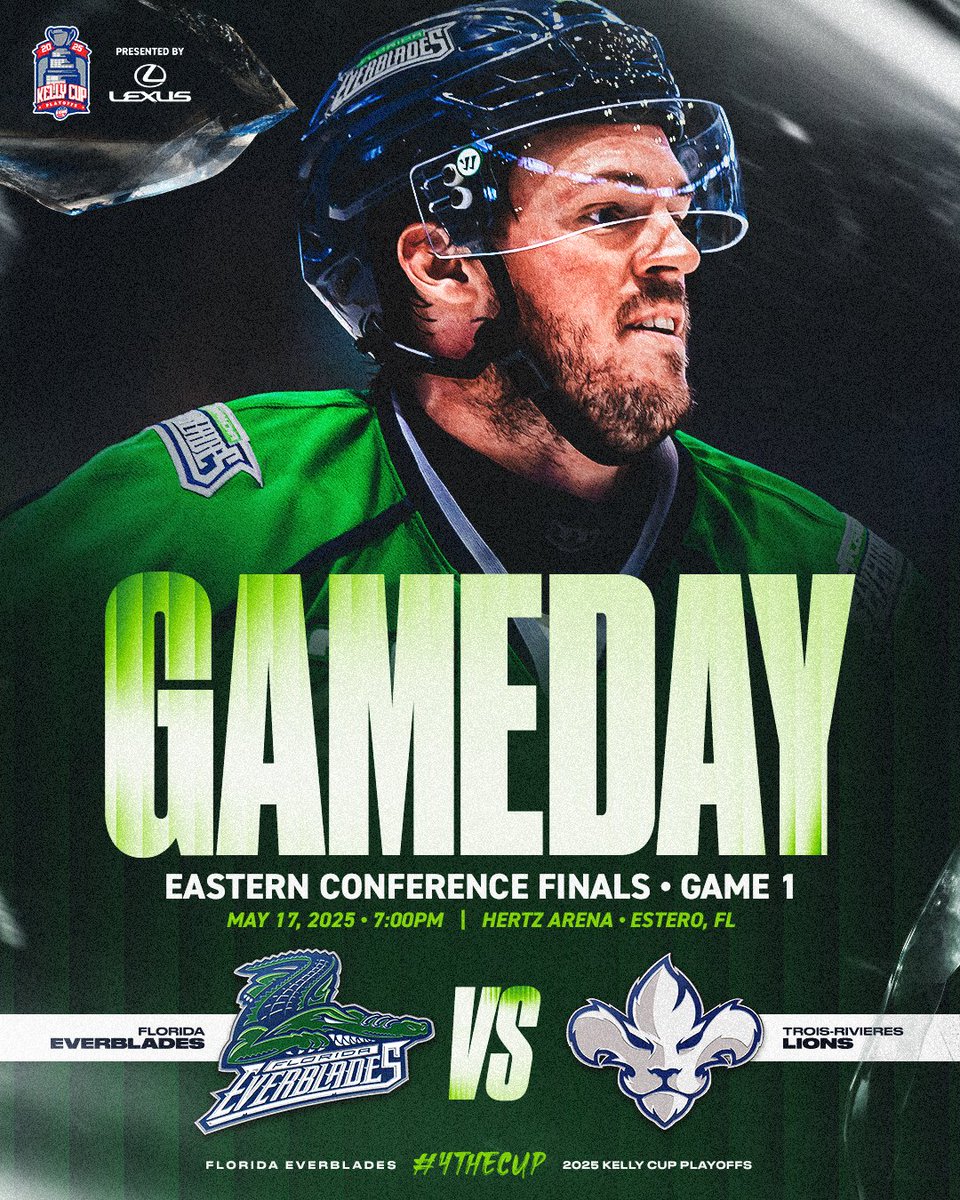 in our jungle now.
🆚: <a href="/Lions3r/">xy - Lions de Trois-Rivières</a> 
🏟: <a href="/Hertz_Arena/">Hertz Arena</a> 
📻: flohockey.tv
📺: espnswfl.com